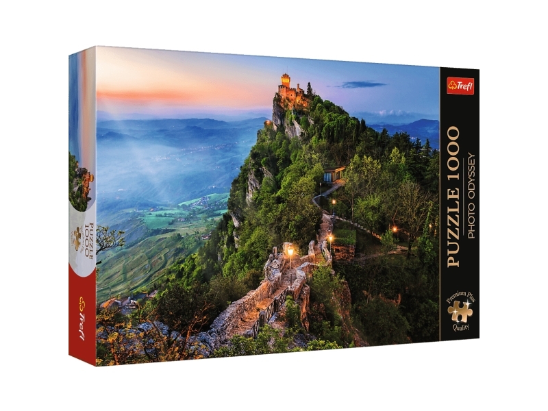 Trefl Puzzle 1000 Teile Premium Plus Turm Cesta San Marino