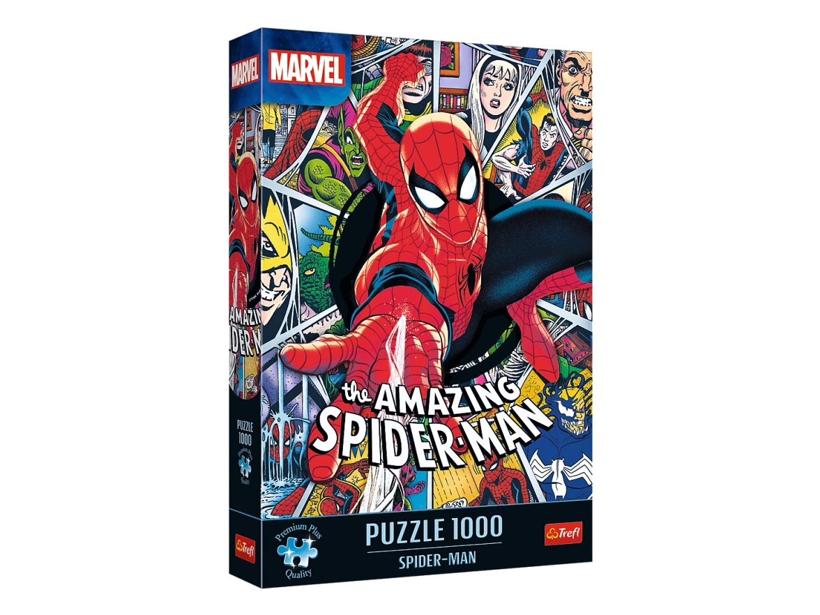 Trefl Puzzle 1000 elementtiä Premium Plus Hämähäkkimies Plus Hämähäkkimies
