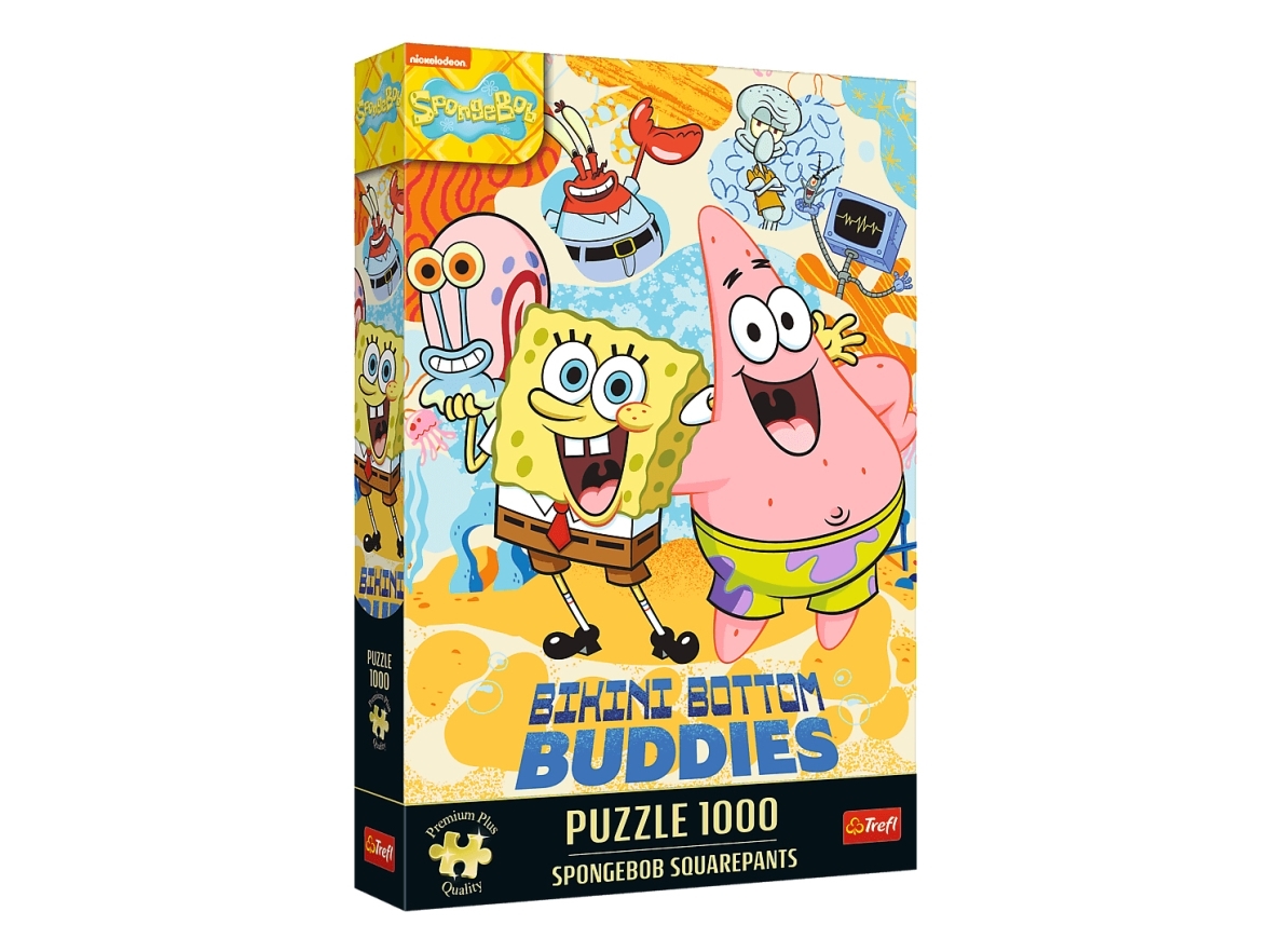 Puzzle 1000 Premplus Spongebob Kanciasto 12081