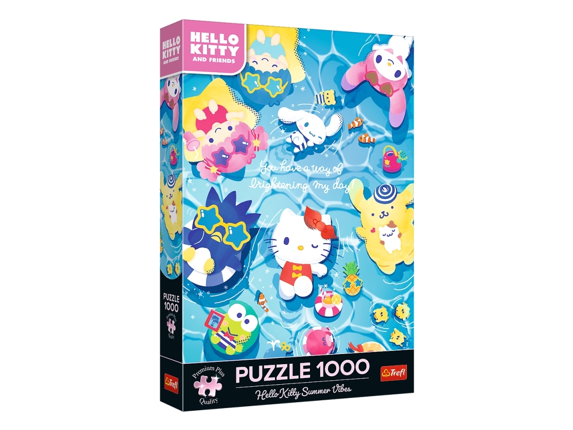 Trefl Puzzle Premium Plus Qualität Hello Kitty Sommerentspannung 1000 Elemente (12067)
