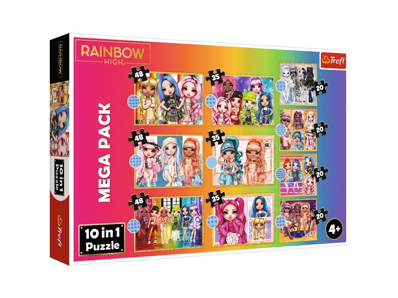 Trefl Rainbow High, 48 Pc(S), Cartoons, 4 Yr(S)