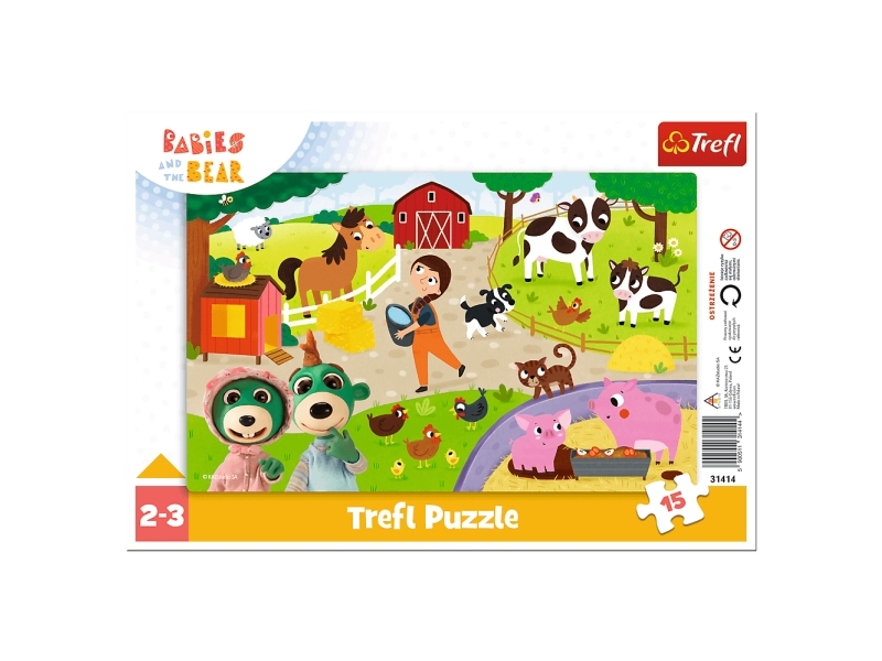 Puzzle 15El Cute Babies 31414 Trefl
