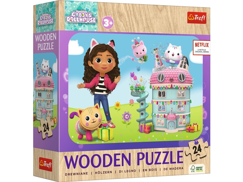 Trefl Holzpuzzle 24 Teile Merry Gabby Und Freunde