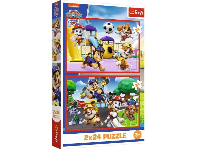 Puzzles 2X24 Hundetag / Hundestaffel 34434