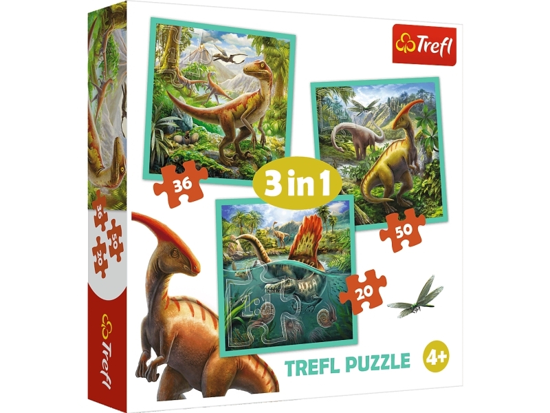 Trefl 34837, 50 Pc(S), Dinosaurs, 4 Yr(S)