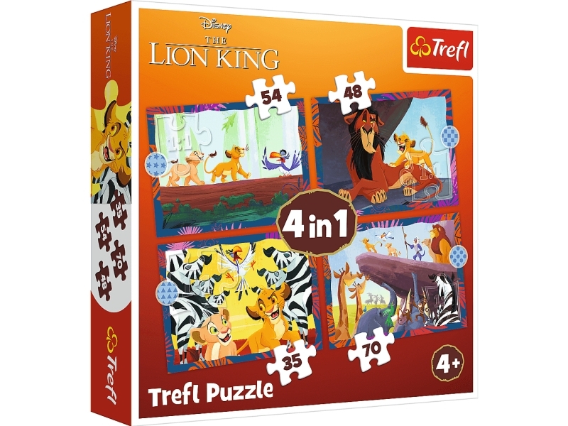 Trefl 34653, 70 Stück(E), Cartoons, 4 Jahr(E)
