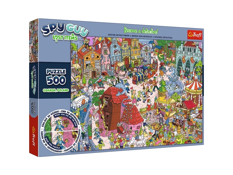 Trefl Puzzle 500 Elemente Spy Guy Lost Items Danzig Polen