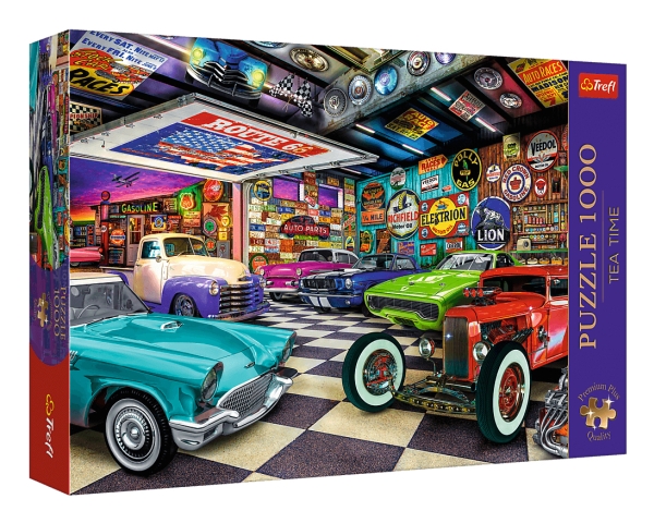 Puzzle 1000 Teile Premium Plus Autosammlerwerkstatt