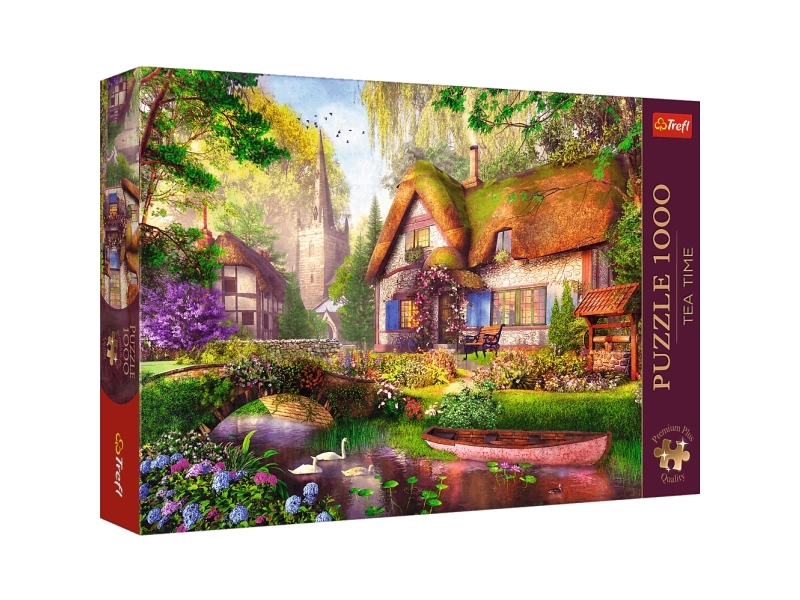 Trefl Puzzle 1000 Elemente Premium Charmantes Häuschen Im Wald