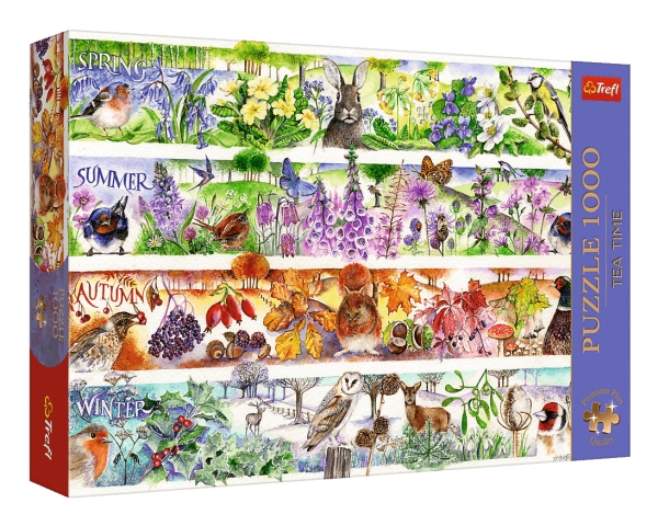 Puzzle 1000 Premplus Teatime Czteryporyroku 12078