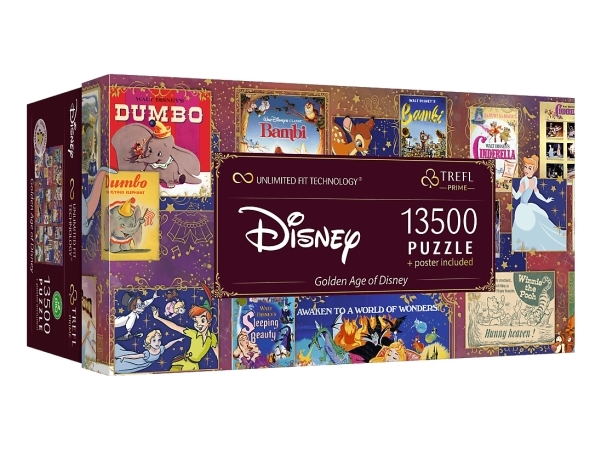 Trefl Disney, 13500 stk, Tegnefilm, 12 År