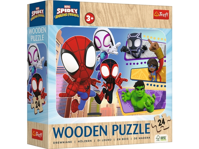 Trefl Puzzle Drew 24El Trefl Odwazny Spidey Pud10