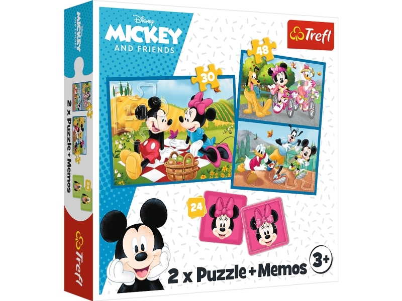 Trefl Disney: Mickey Mouse Mickey And Friends, 48 Stk, Tegnefilm, 3 År