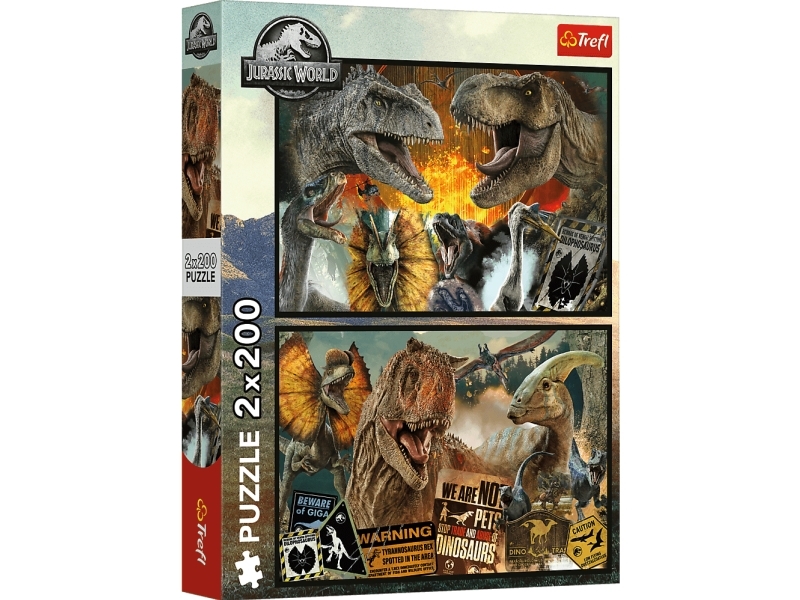 Trefl Puzzle 2X200el Trefl Prehistoric World Pud8