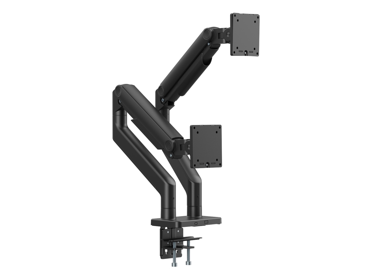 Digitus Dual Monitor Mount, 2X 45", 2X 20 Kg, Clamp, 40 Kg, 114.3 Cm (45"), 100 X 100 Mm, Height Adjustment, Black