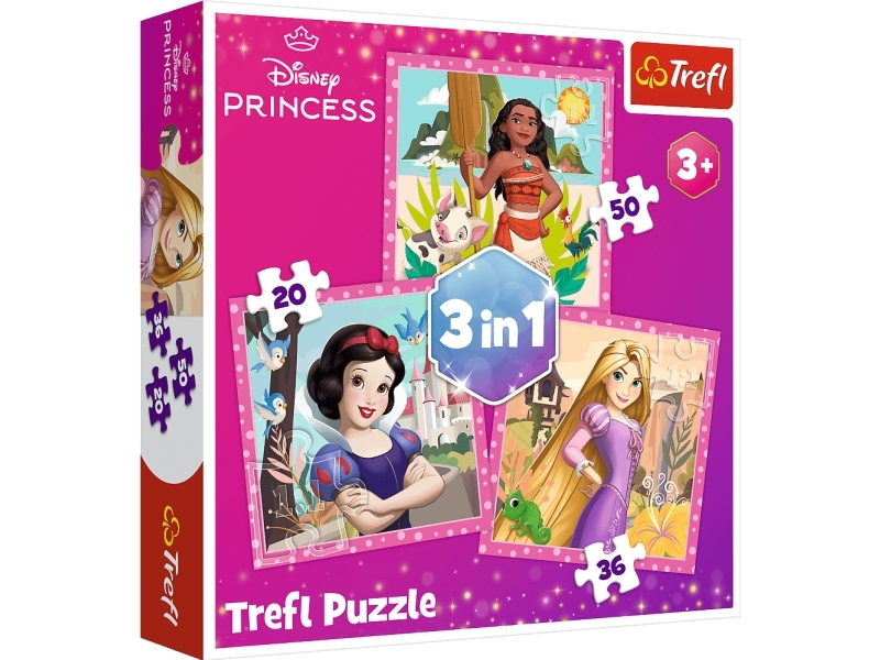 Trefl Puzzle 3W1 Trefl Piekne Kwiaty Pud8