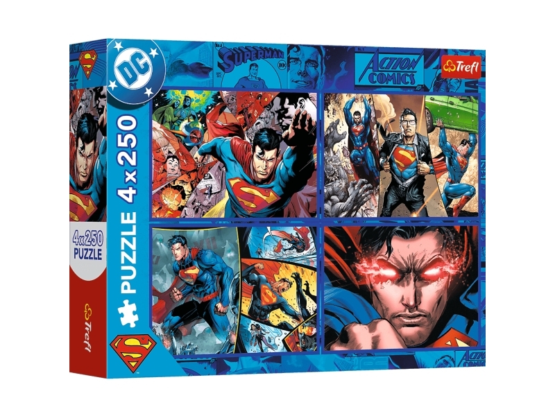 Trefl Puzzle Dc Courage Of Superman 4X250 Elemente