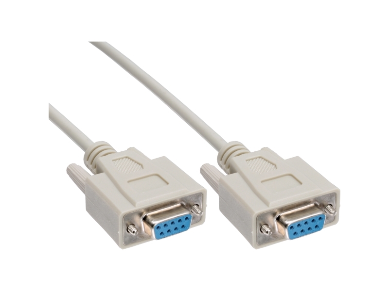 Inline B-12226, Beige, 10 M, Db-9, Db-9, Hunstik, Hunstik
