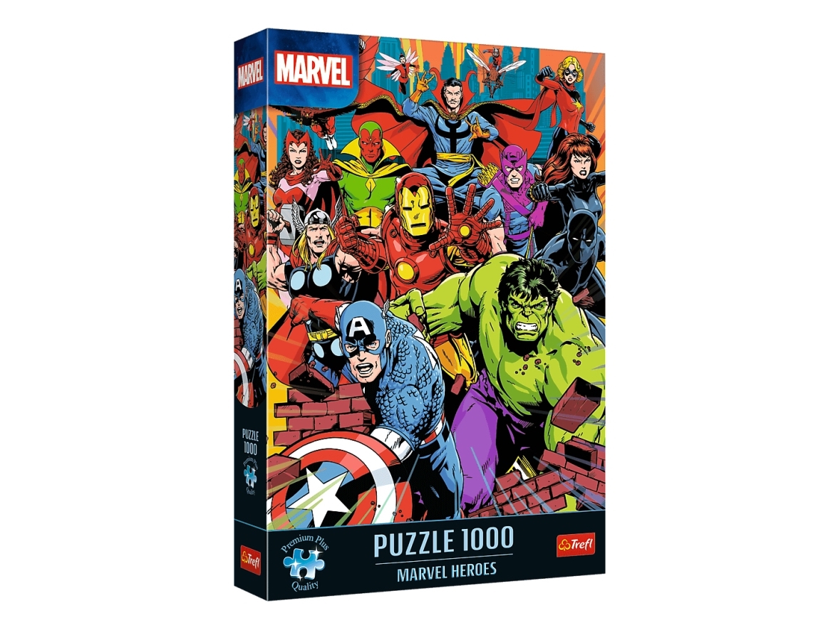 Trefl Puzzle 1000 Elemente Premium Plus Qualität Marvel Heroes
