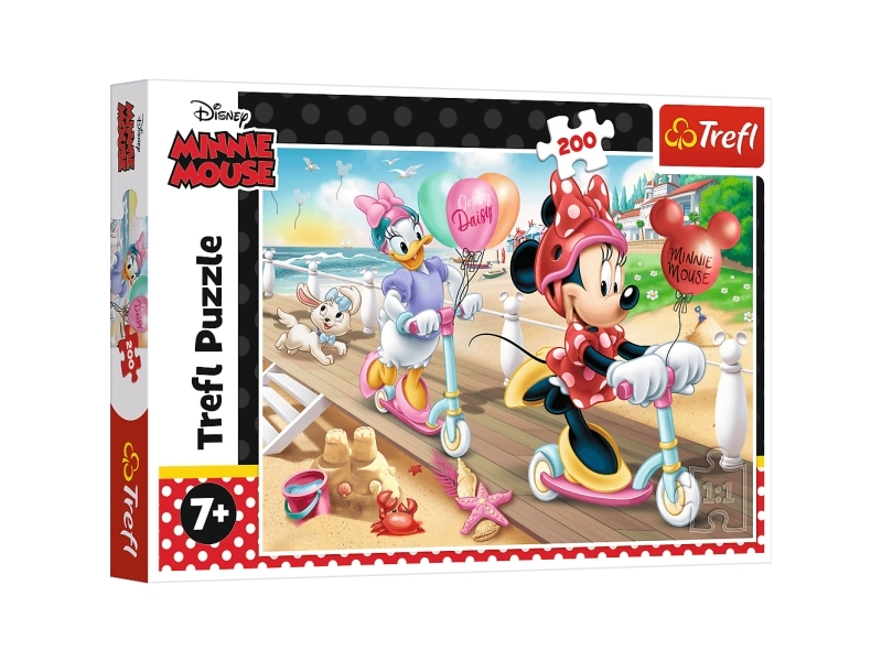 Puzzle 200 Minnie Na Plaży/Disney 13262