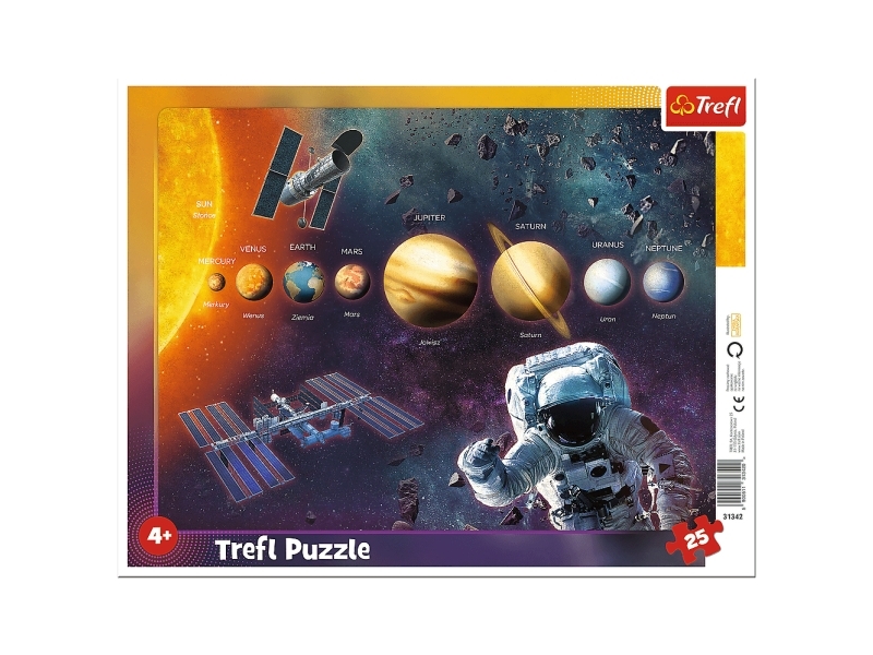Trefl Rahmenpuzzle 25 Sonnensystem Trefl