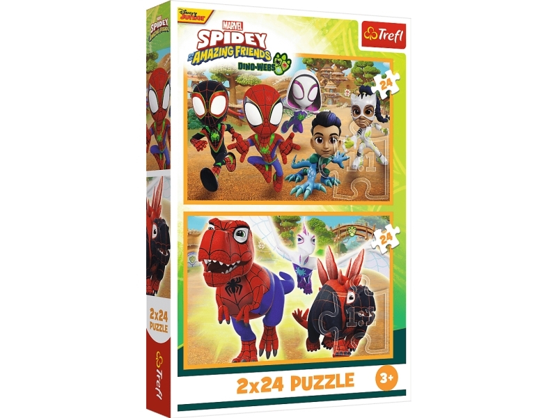 Trefl 34432, 24 stk, Dinosaurer, 3 År