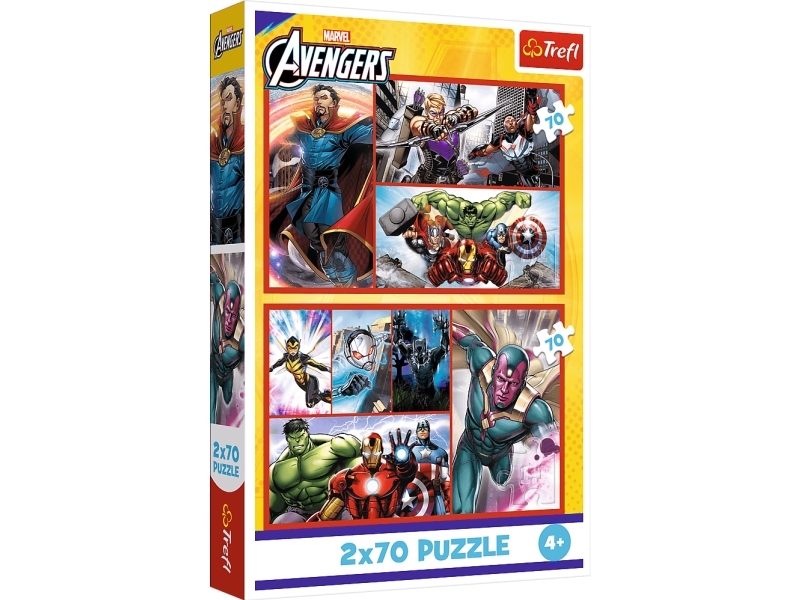 Rätsel 2X70el Trefl Werde Ein Marvel Held P12