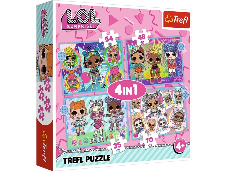 Trefl 34613, 70 Stück(E), Cartoons, 4 Jahr(E)
