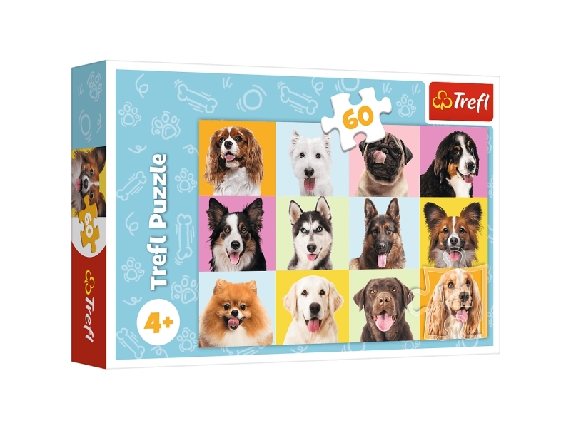 Trefl 17374, 60 Stk, Dyr, 4 År