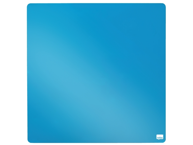 Nobo mini magnetisk whiteboard farvet kvadrat 360mmx360mm Blå