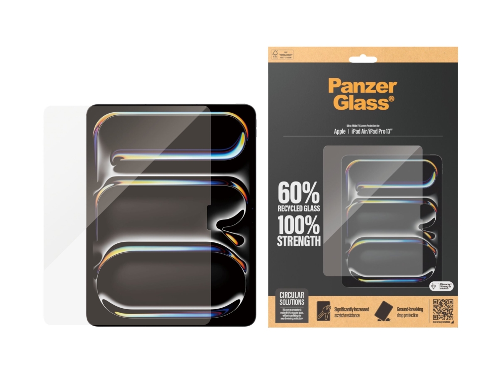 Panzerglass Displayschutz Ipad Air 13'''' (2024-2026) | Ipad Pro 13'''' (2024-2025) | Ultra-Wide Fit, Apple, Apple - Ipad Pro 13" (2025), Apple - I