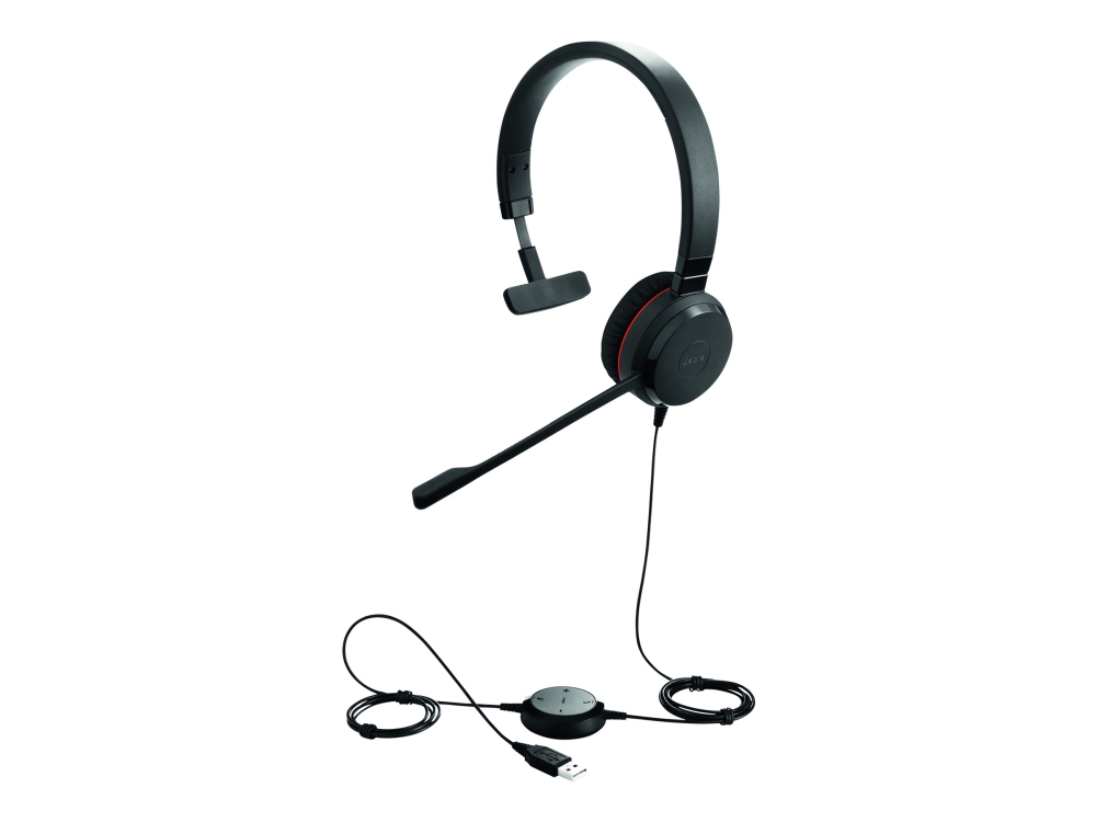 Jabra Evolve 30 Ii Ms Mono - Headset - On-Ear - Kabelgebunden - Usb-C, Usb-A - Geräuschisolierend - Zertifiziert Für Microsoft Teams