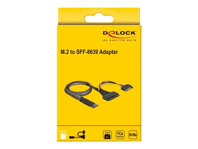 Delock - Interfaceadapter - 2.5", M.2 - Nvme Pcie - U.2