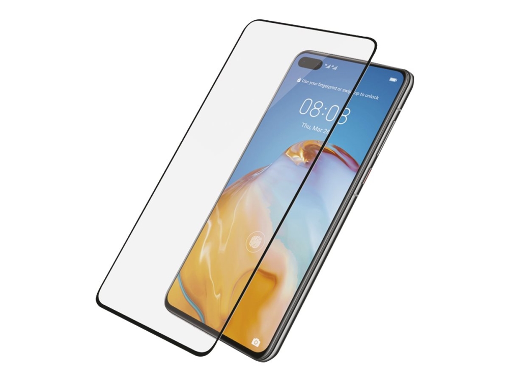 Panzerglass Huawei P40 | Displayschutzglas, Huawei, Huawei - Huawei P40, Trockene Anwendung, Kratzresistent, Schockresistent, Transparent, 1 Stück(