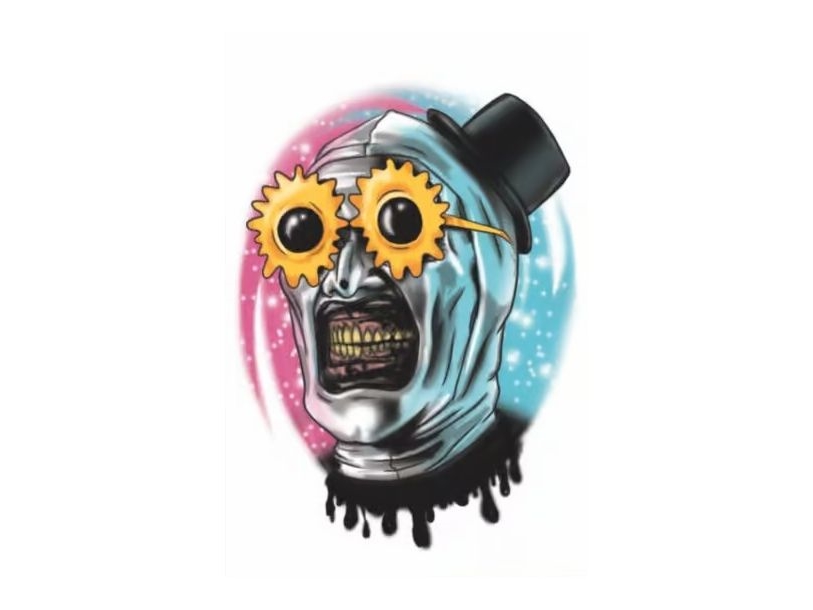 Art The Clown Glasses Tatovering