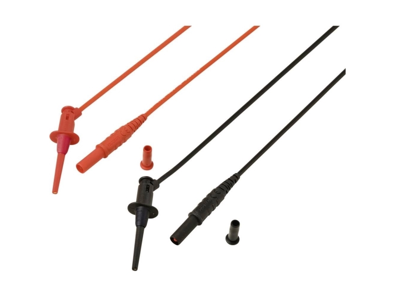 Voltcraft Msl-528 Messleitung 4 Mm Sicherheits-Stecker 1.2 M Rot Schwarz 1 Paar (Vc-17182160)