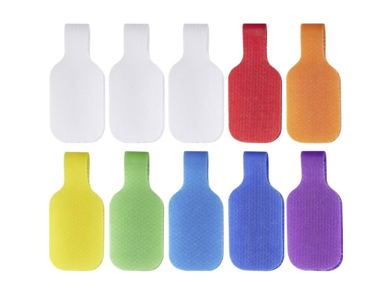 SpeaKa Professional SP-13756884 19 tum, 10 tum Kabelhållare 8-färgad, Grön, Gul, Orange, Blå, Röd, Violett, Vit, Himmelblå