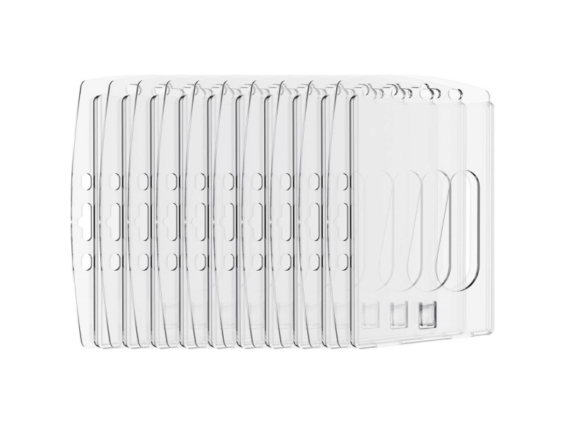 Elevar SP-13503848 ID-kortholder (L x B x H) 60 x 100 x 0.5 mm Udstansning, kombinerbar med clip, kan kombineres med Jojo, kombinerbar med tekstilbånd 10 stk