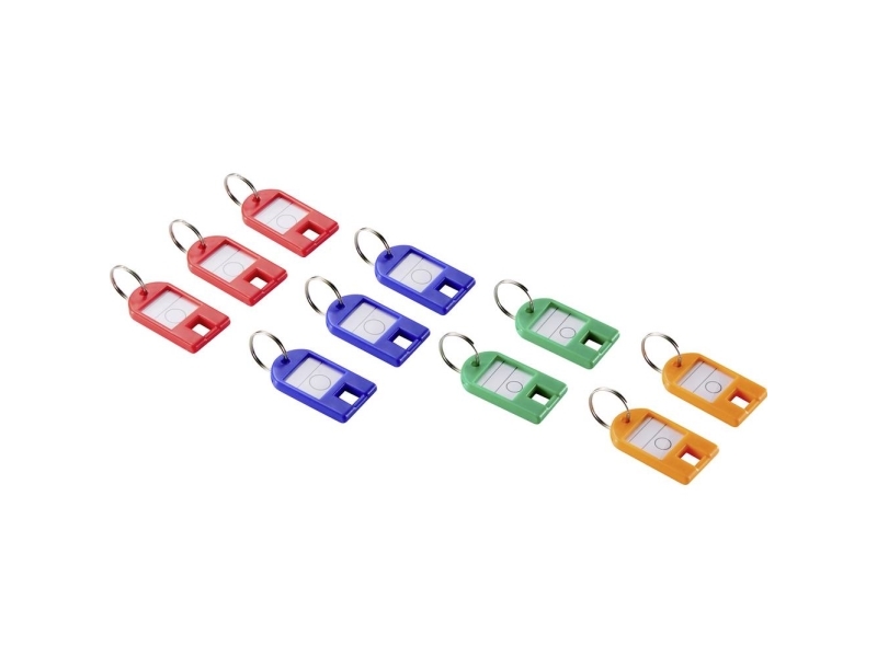Elevar Schlüsselanhänger Sp-13503852 Sp-Kc-001 4-Farbig, Rot, Blau, Orange, Grün 10 Stück