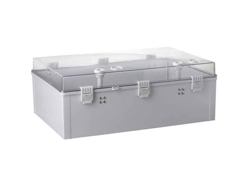 Tru Components Tc-Psc-40X60x22 El-Skab 400 X 600 X 220 Abs, Polykarbonat Lysegrå 1 Stk