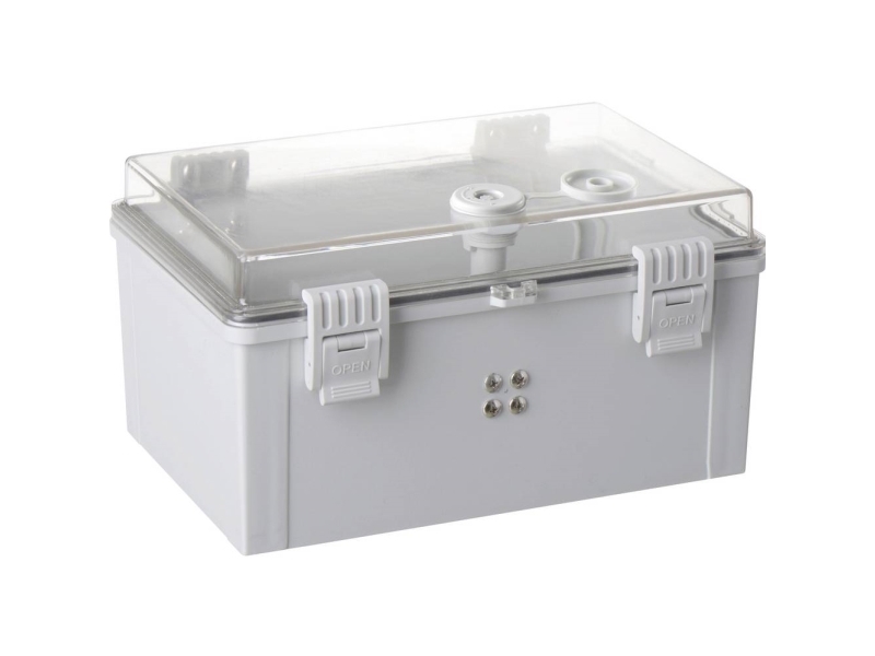 Tru Components Tc-Psc-20X30x16 Gehäuse 200 X 300 X 160 Abs, Polycarbonat Hellgrau 1 Stück