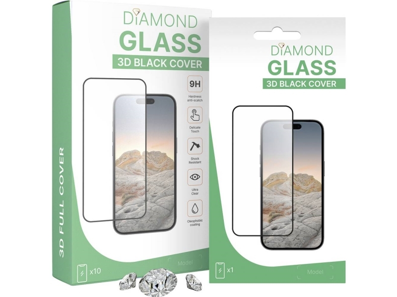 Pt Line Diamond Glass Anti-Static Displaybeskyttelsesglas Apple Iphone 16 Pro Max 1 Stk 234600