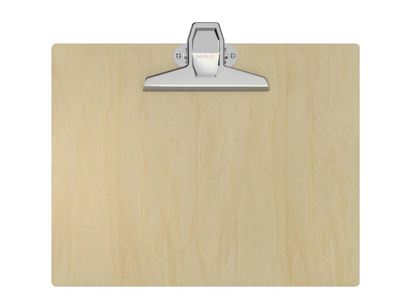 Jakob Maul GmbH Klemmbrett MAULtilia 2394670 DIN A4 quer braun Holzhartfaser (2394670) | Papper & Emballage - Block & Post-It - Post-it | GameStuff