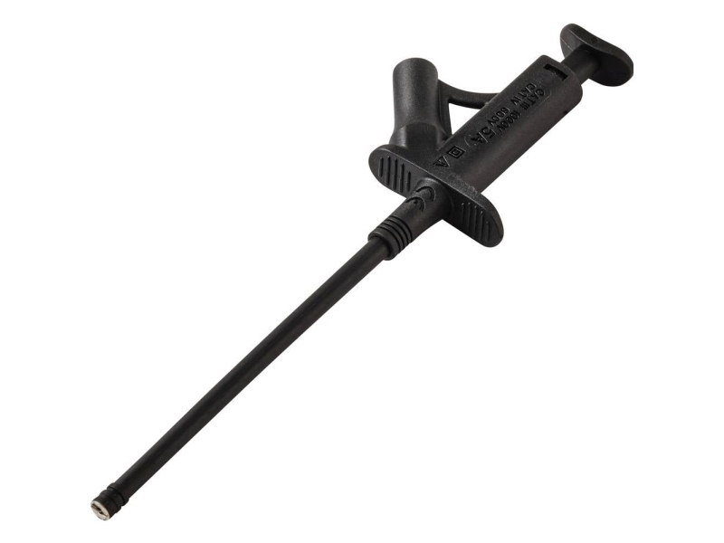 VOLTCRAFT MSK-120 sw Sikkerheds-klemprøvespids CAT IV 600 V, CAT III 1000 V Sort