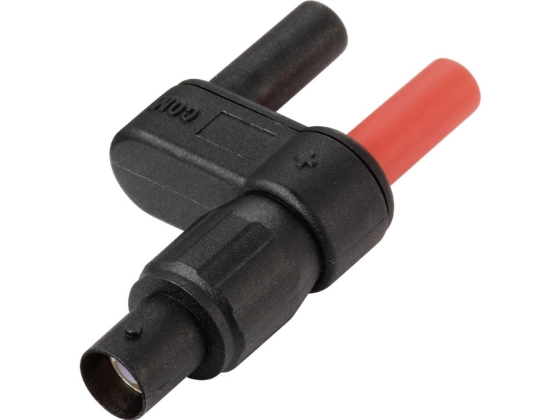 Voltcraft Msc-120 Adapterstecker Bnc-Buchse - Stecker 4 Mm Gerade Isoliert (Vc-17155650)