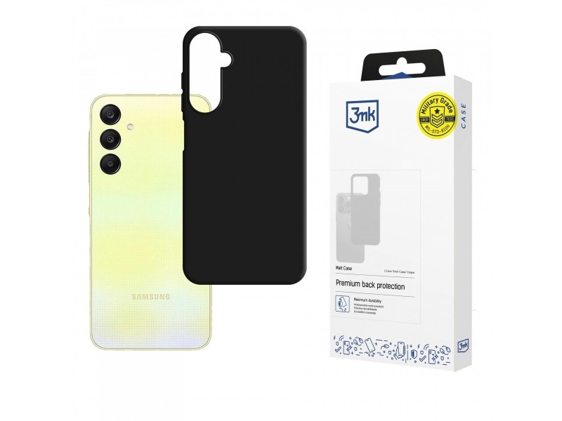 3Mk Mat Etui Til Samsung Galaxy A26 5G Sort