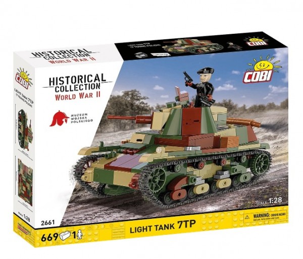 Cobi klossar Light Tank 7TP 669 delar | N - A | GameStuff