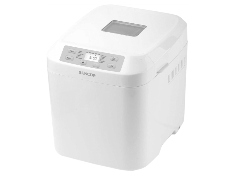 Sencor SBR 1040WH, 900 g, Fördröjd start timer, Tittfönster, Timer, Kontroll av färg på skorpan, Hålla sig varm funktion | Köksapparater - Bröd & Rostat bröd - Bakmaskiner | GameStuff