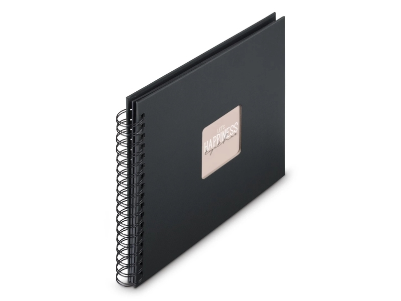 Hama 00009834, Black, 100 Sheets, 10 X 15, Spiral Binding, Black, 50 Sheets