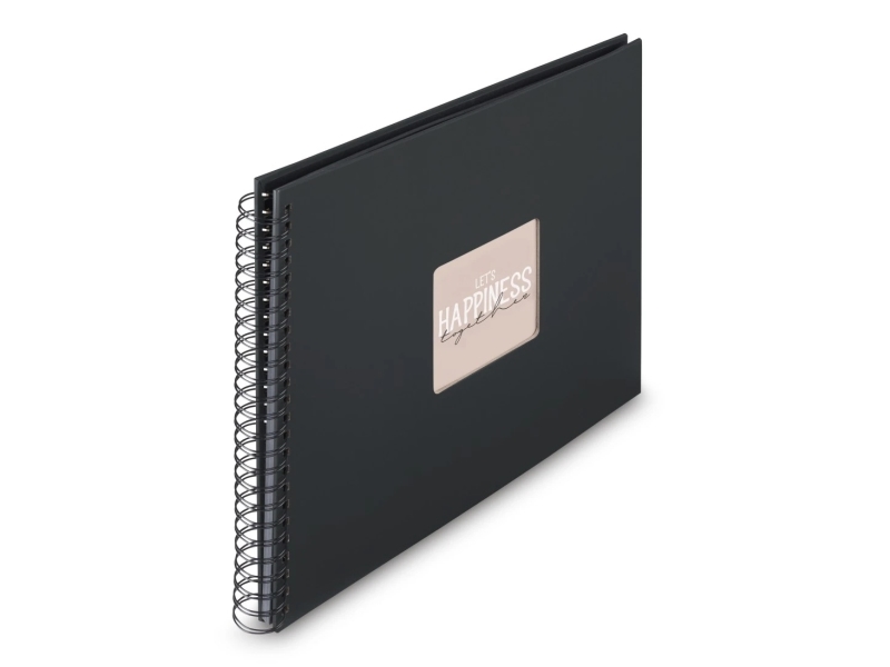 Hama 00009835, Black, 300 Sheets, 10 X 15, Spiral Binding, Black, 50 Sheets